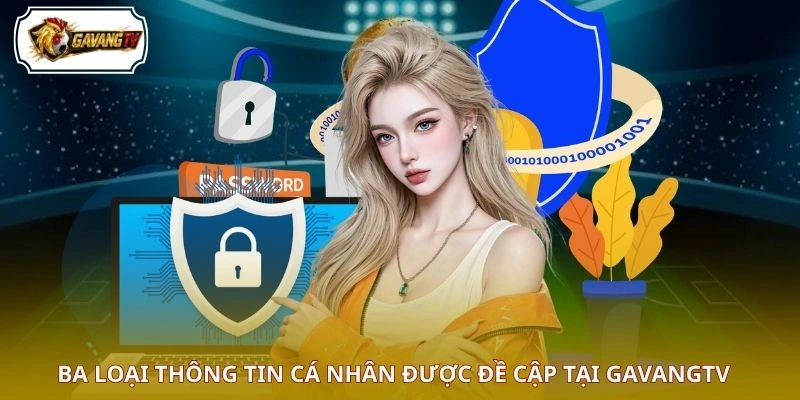 Ba loại thông tin cá nhân được đề cập tại GAVANGTV