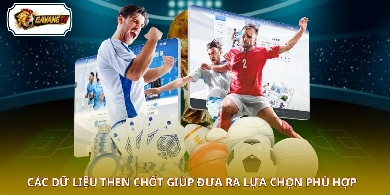 Các dữ liệu then chốt giúp đưa ra lựa chọn phù hợp