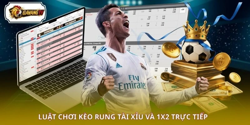 Luật chơi kèo rung tài xỉu và 1X2 trực tiếp