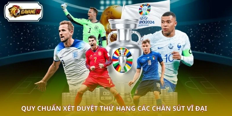 Quy chuẩn xét duyệt thứ hạng các chân sút vĩ đại